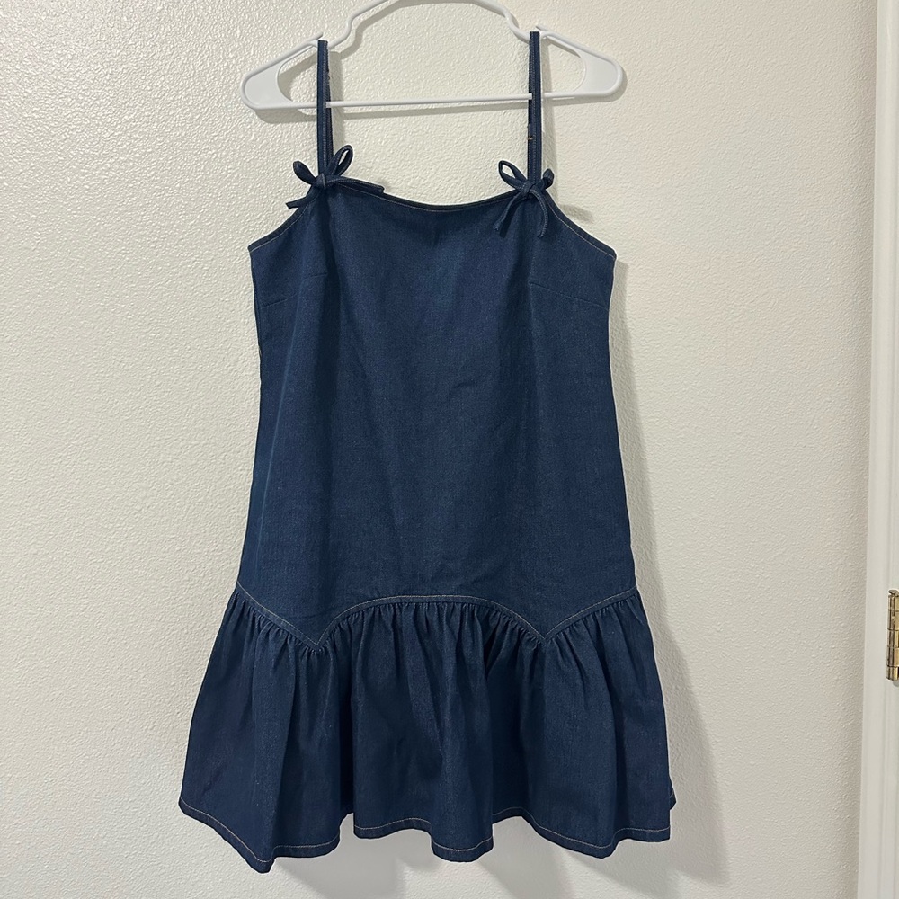 Stylish Blue Denim Dress